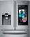 Alt View 14. Samsung - Family Hub 22.2 Cu. Ft. 4-Door French Door Counter-Depth Refrigerator - Stainless steel.