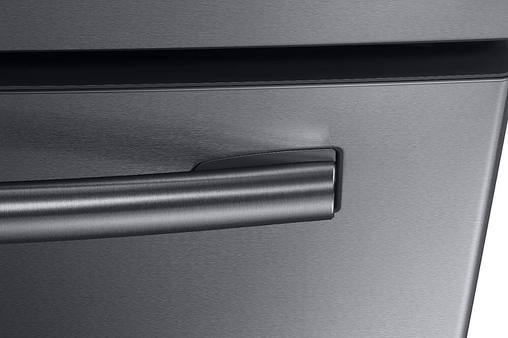 Alt View 12. Samsung - Family Hub 22.2 Cu. Ft. 4-Door French Door Counter-Depth Refrigerator - Fingerprint Resistant Black Stainless Steel.