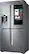 Left. Samsung - Family Hub 28 Cu. Ft. 4-Door Flex French Door Fingerprint Resistant Refrigerator - Stainless steel.