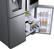 Alt View 13. Samsung - 22 cu. ft. 4-Door Flex French Door Counter Depth Smart Refrigerator with Family Hub - Stainless steel.