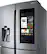 Alt View 4. Samsung - 22 cu. ft. 4-Door Flex French Door Counter Depth Smart Refrigerator with Family Hub - Stainless steel.