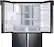 Alt View 17. Samsung - Family Hub 22 Cu. Ft. 4-Door Flex French Door Counter-Depth Fingerprint Resistant Refrigerator - Black stainless steel.