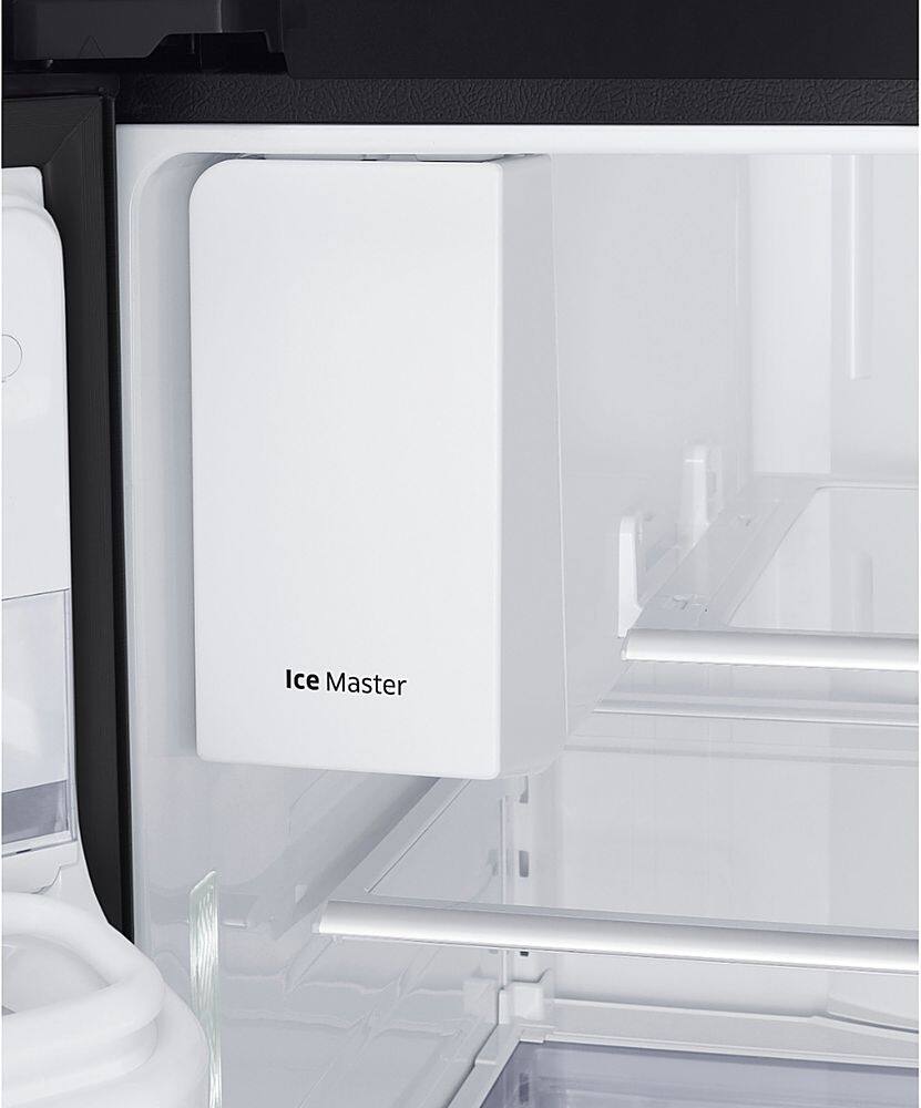 Alt View 11. Samsung - 22.5 cu. ft. Counter Depth French Door Fingerprint Resistant Refrigerator with CoolSelect Pantry - Black stainless steel.