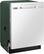 Angle. Samsung - 24" Front Control Built-In Dishwasher - White.
