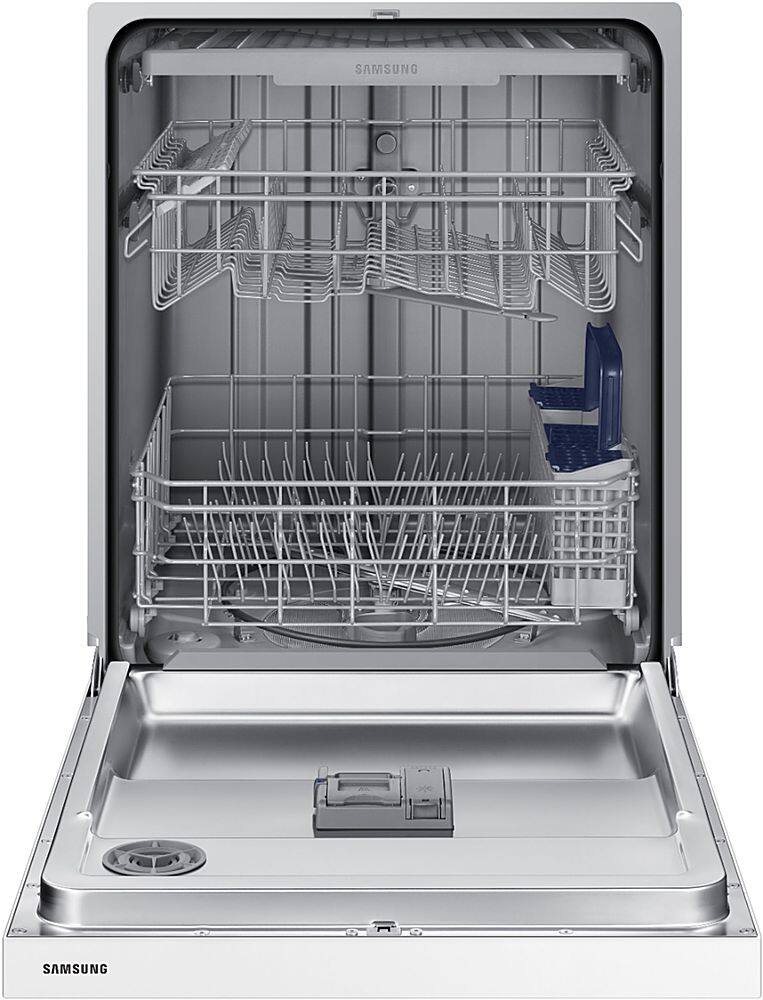 Alt View 12. Samsung - 24" Front Control Built-In Dishwasher - White.