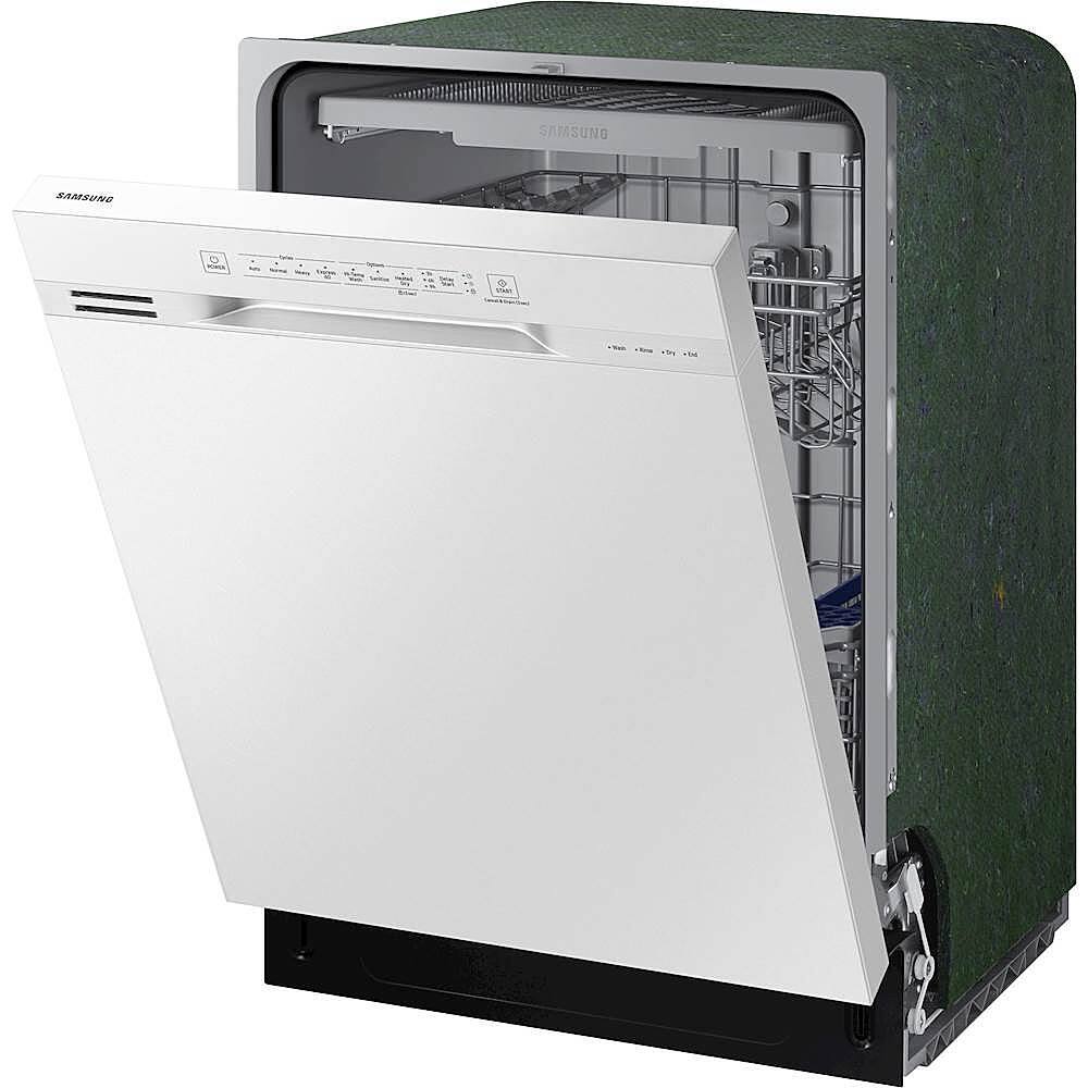 Alt View 19. Samsung - 24" Front Control Built-In Dishwasher - White.