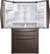 Alt View 2. Samsung - 22.6 Cu. Ft. 4-Door French Door Counter Depth Refrigerator - Tuscan Stainless Steel.
