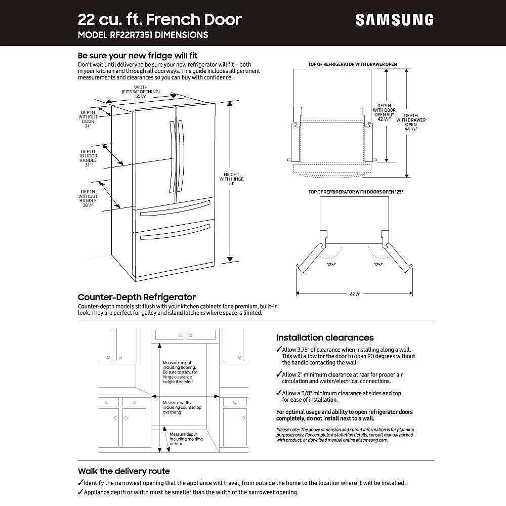 Alt View 39. Samsung - 22.4 cu. ft. 4-Door French Door Counter Depth Smart Refrigerator with Food Showcase - Fingerprint Resistant Black Stainless Steel.