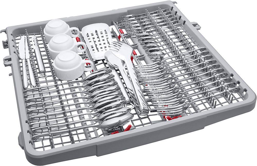 Alt View 23. Samsung - Linear Wash 24" Top Control Built-In Dishwasher with AutoRelease Dry, 39 dBA - Fingerprint Resistant Tuscan Stainless Steel.