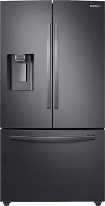 Samsung - 28 Cu. Ft. French Door Fingerprint Resistant Refrigerator with CoolSelect Pantry - Black Stainless Steel