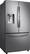 Angle. Samsung - 27.8 Cu. Ft. French Door Fingerprint Resistant Refrigerator with Food Showcase - Stainless steel.