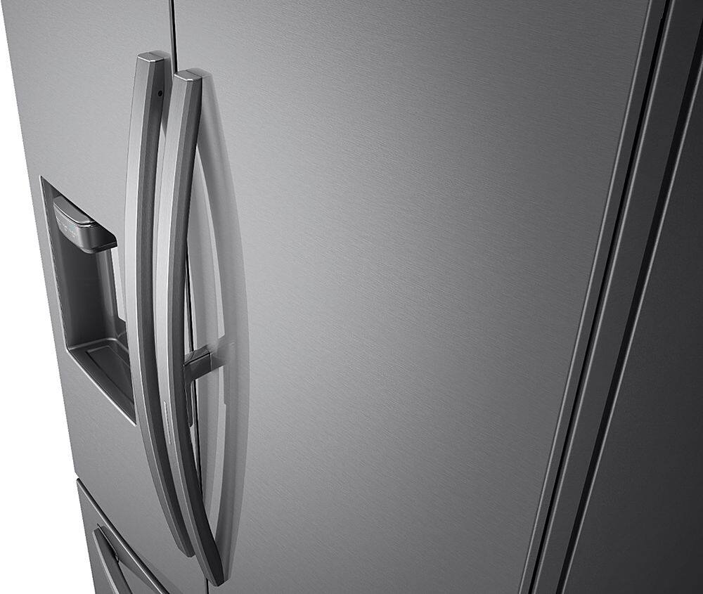 Alt View 5. Samsung - 27.8 Cu. Ft. French Door Fingerprint Resistant Refrigerator with Food Showcase - Stainless steel.