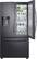 Alt View 14. Samsung - 27.8 Cu. Ft. French Door Fingerprint Resistant Refrigerator with Food Showcase - Black stainless steel.