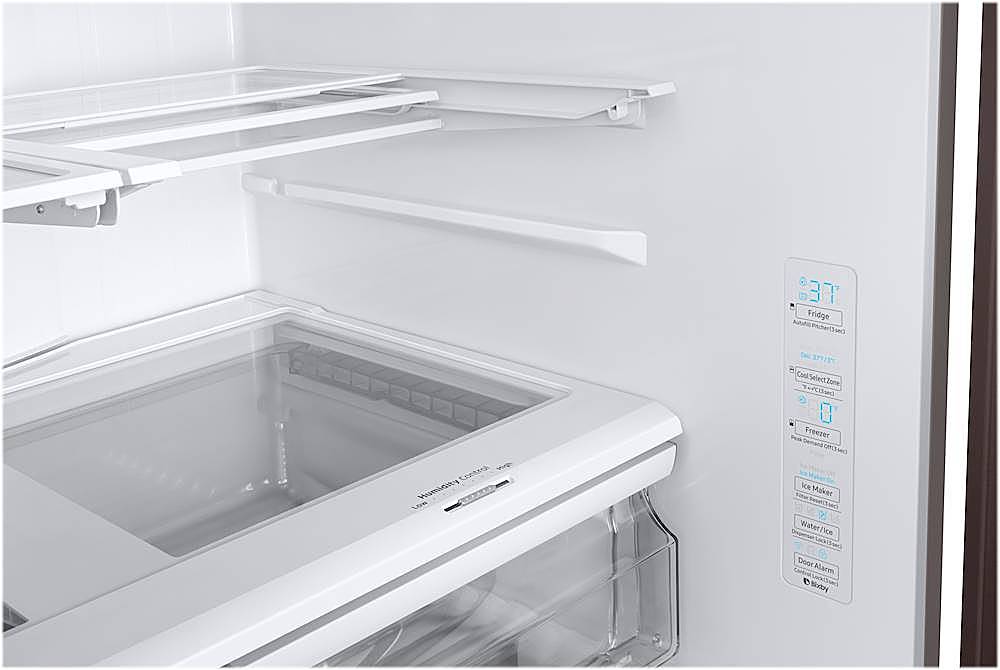 Alt View 11. Samsung - 28 Cu. Ft. French Door Fingerprint Resistant Refrigerator with CoolSelect Pantry - Tuscan Stainless Steel.