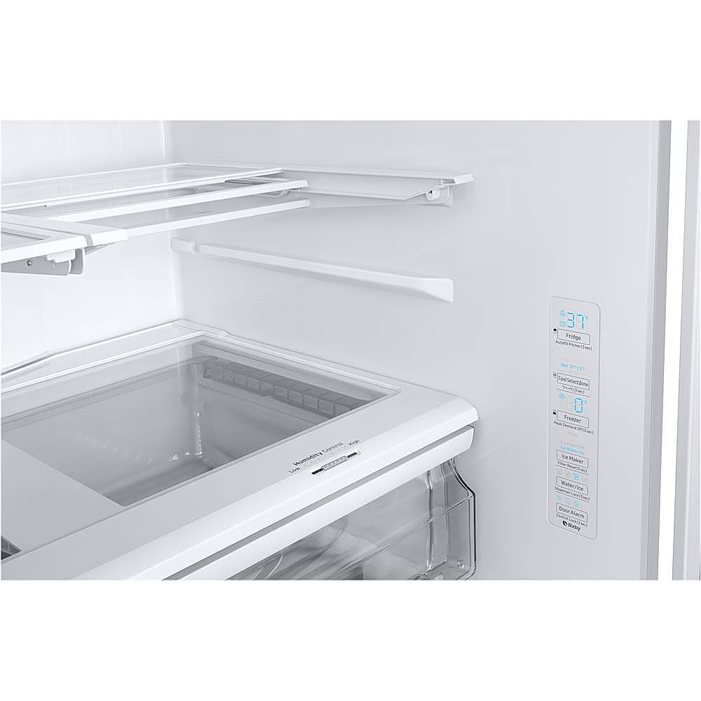 Alt View 14. Samsung - 28 Cu. Ft. French Door Refrigerator with CoolSelect Pantry - White.