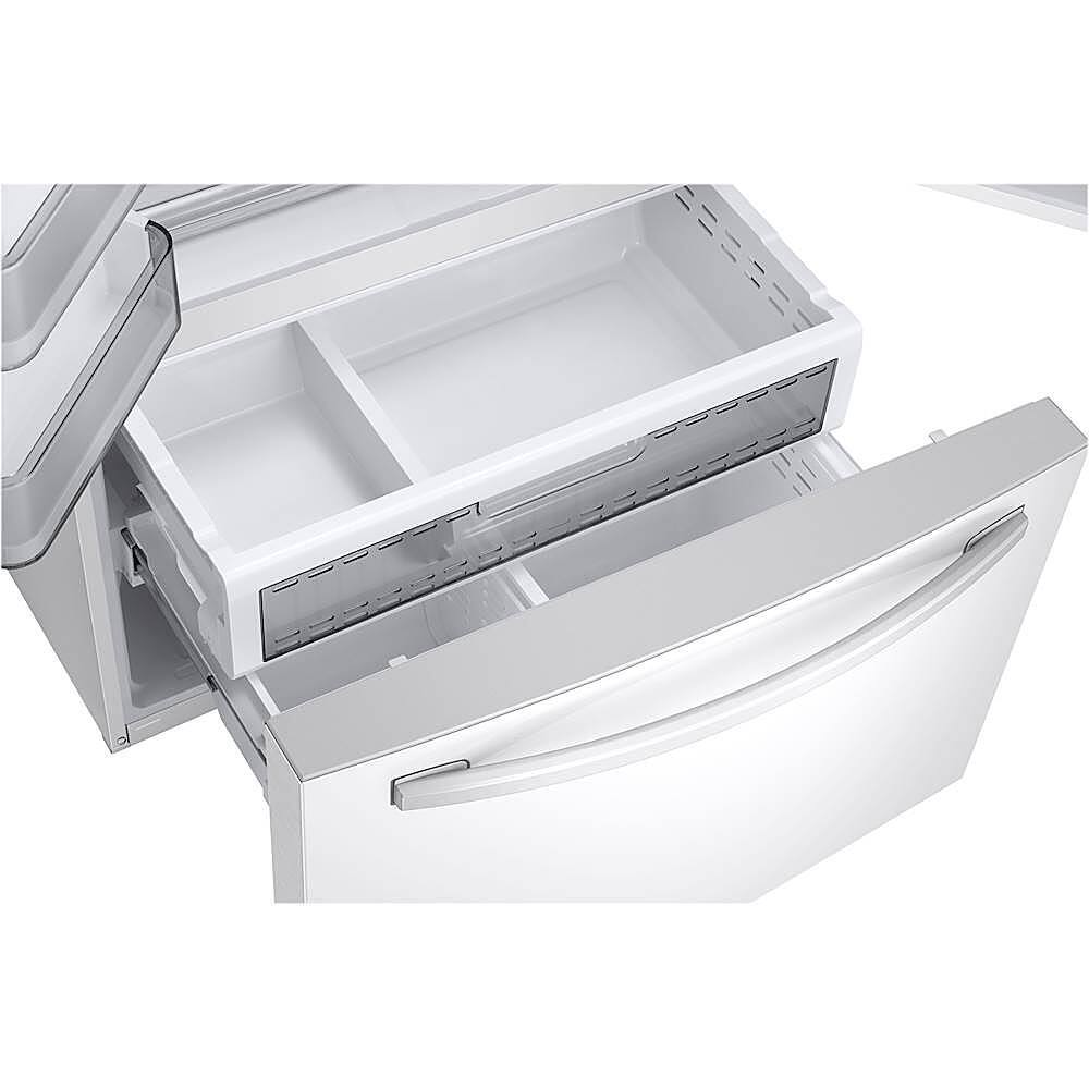 Alt View 3. Samsung - 28 Cu. Ft. French Door Refrigerator with CoolSelect Pantry - White.