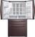 Alt View 2. Samsung - Family Hub 22.2 Cu. Ft. 4-Door French Door Counter-Depth Fingerprint Resistant Refrigerator - Tuscan Stainless Steel.