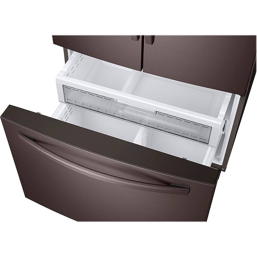 Alt View 16. Samsung - 27.8 Cu. Ft. French Door  Fingerprint Resistant Refrigerator with Food Showcase - Tuscan Stainless Steel.