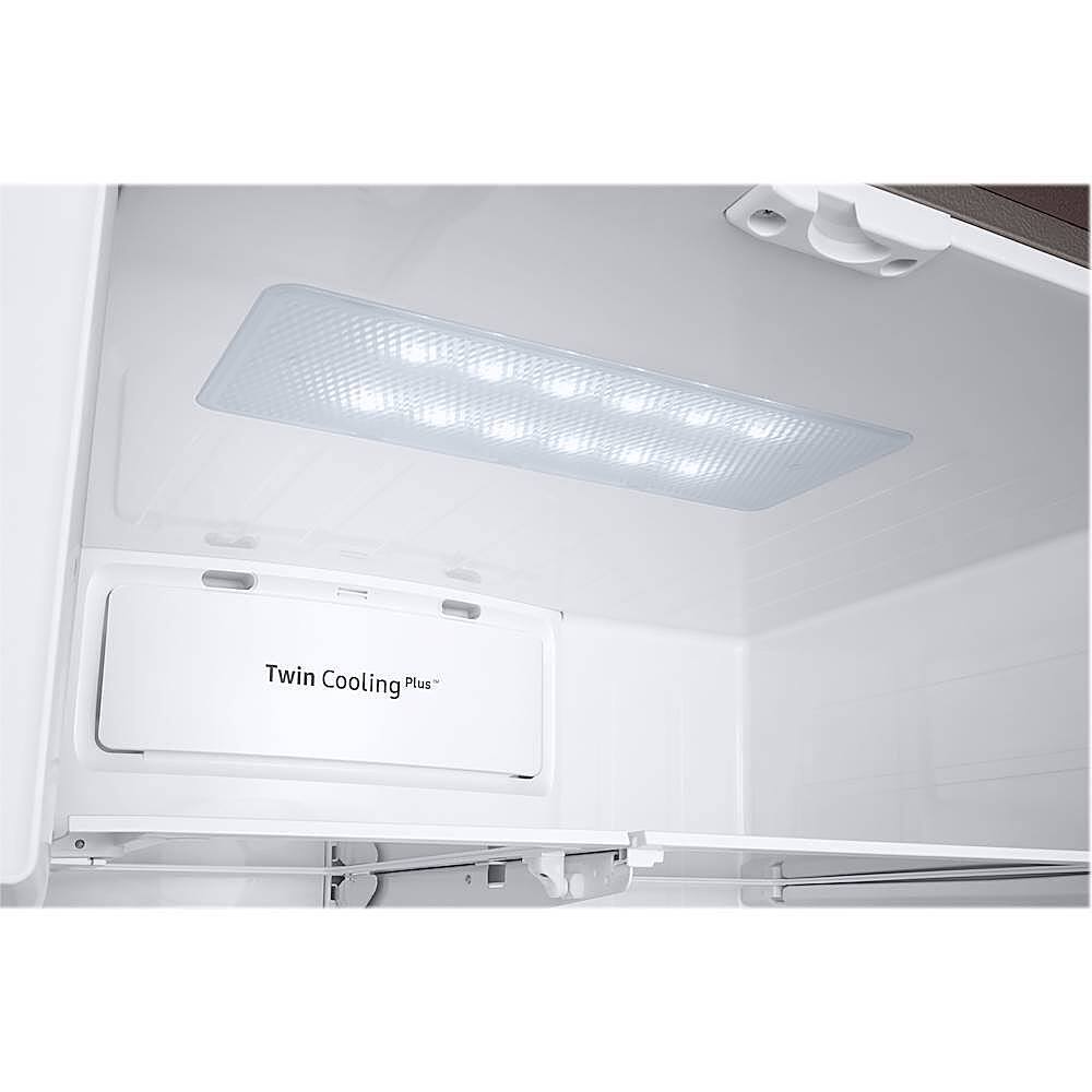 Alt View 19. Samsung - 27.8 Cu. Ft. French Door  Fingerprint Resistant Refrigerator with Food Showcase - Tuscan Stainless Steel.