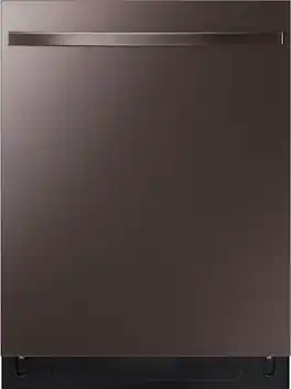 Samsung - StormWash 24" Top Control Built-In Dishwasher with AutoRelease Dry, 3rd Rack, 48 dBA - Tuscan Stainless Steel