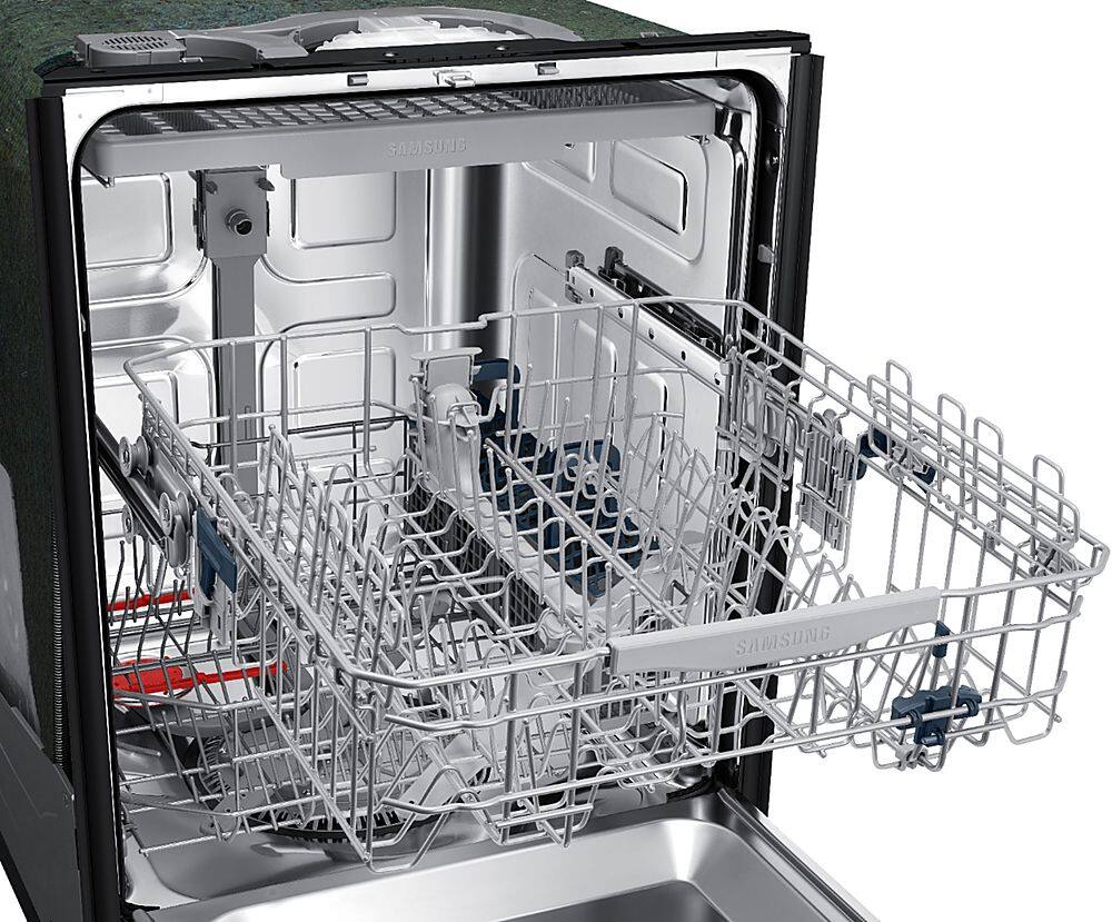 Alt View 20. Samsung - StormWash 24" Top Control Built-In Dishwasher with AutoRelease Dry, 3rd Rack, 48 dBA - Tuscan Stainless Steel.