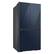 Alt View 11. Samsung - BESPOKE 29 cu. ft. 4-Door Flex French Door Smart Refrigerator with Customizable Panel Colors - Navy Glass.
