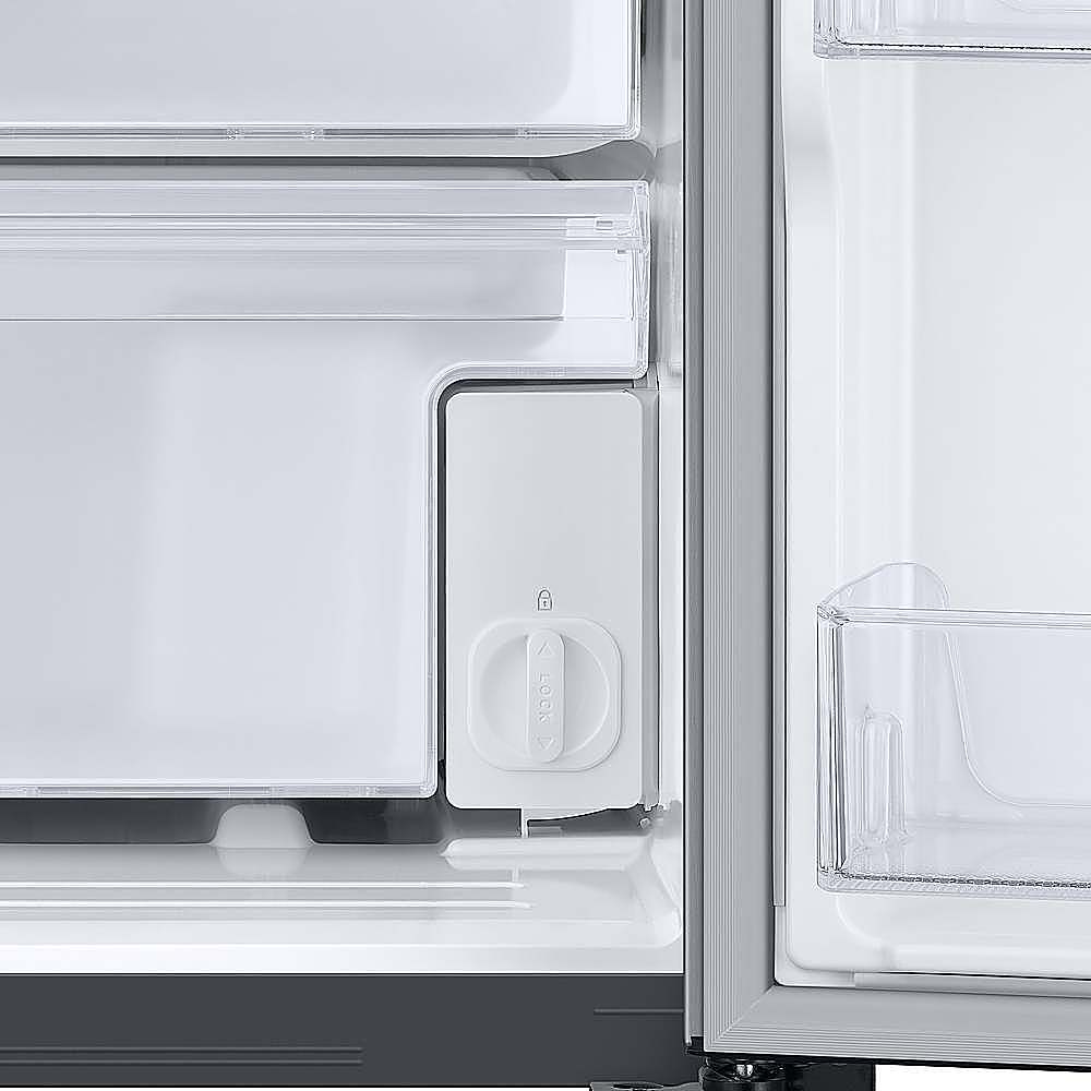 Alt View 22. Samsung - 27.4 cu. ft. Side-by-Side Smart Refrigerator with Large Capacity - Fingerprint Resistant Stainless Steel.