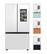 Front. Samsung - BESPOKE 30 cu. ft. 3-Door French Door Smart Refrigerator with Family Hub - Custom Panel Ready.