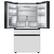 Alt View 12. Samsung - BESPOKE 23 cu. ft. 4-Door French Door Counter Depth Smart Refrigerator with AutoFill Water Pitcher - White Glass.