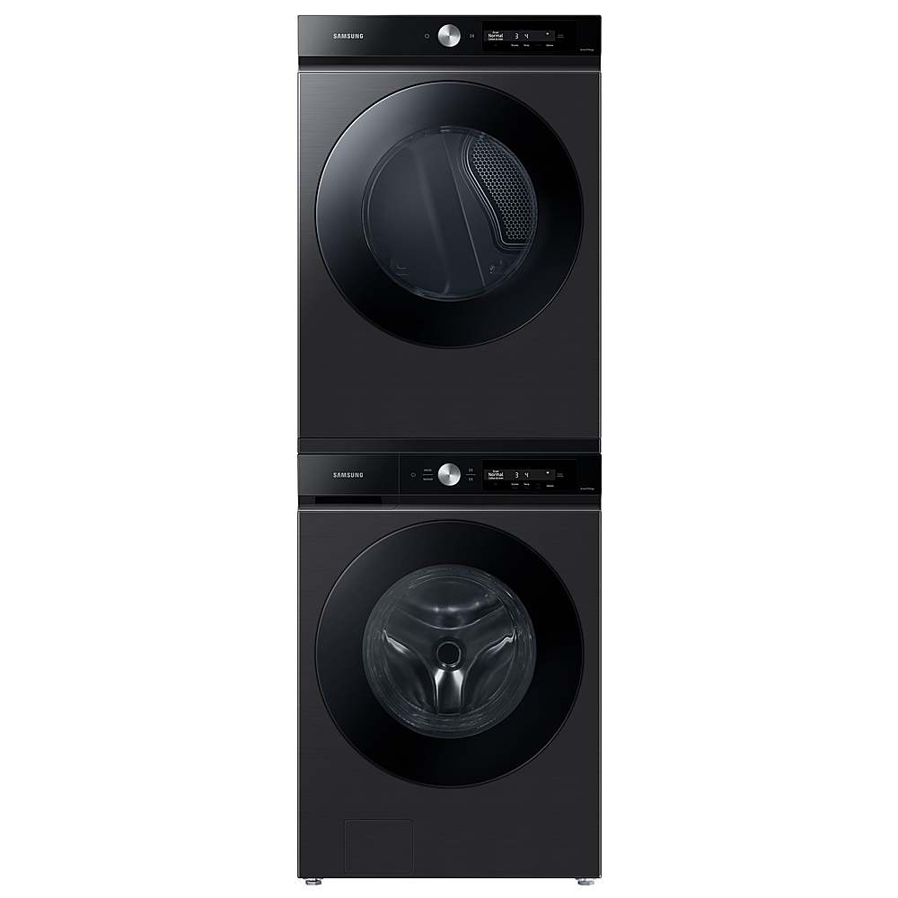 Alt View 16. Samsung - BESPOKE 7.5 cu. ft. Large Capacity Electric Dryer with Super Speed Dry and AI Smart Dial - Brushed Black.
