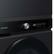 Alt View 18. Samsung - BESPOKE 7.5 cu. ft. Large Capacity Electric Dryer with Super Speed Dry and AI Smart Dial - Brushed Black.
