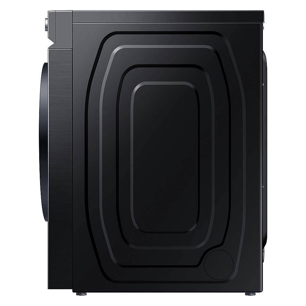 Alt View 21. Samsung - BESPOKE 7.5 cu. ft. Large Capacity Electric Dryer with Super Speed Dry and AI Smart Dial - Brushed Black.