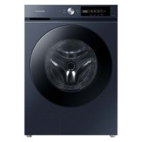 Samsung - BESPOKE 4.6 Cu. Ft. High-Efficiency Stackable Smart Front Load Washer with Steam and Super Speed Wash - Brushed Navy - Front_Zoom