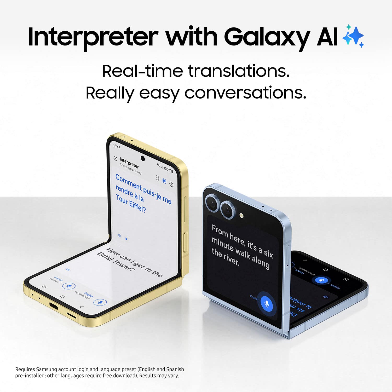 Alt View 14. Samsung - Galaxy Z Flip6 256GB (Unlocked) - Silver.