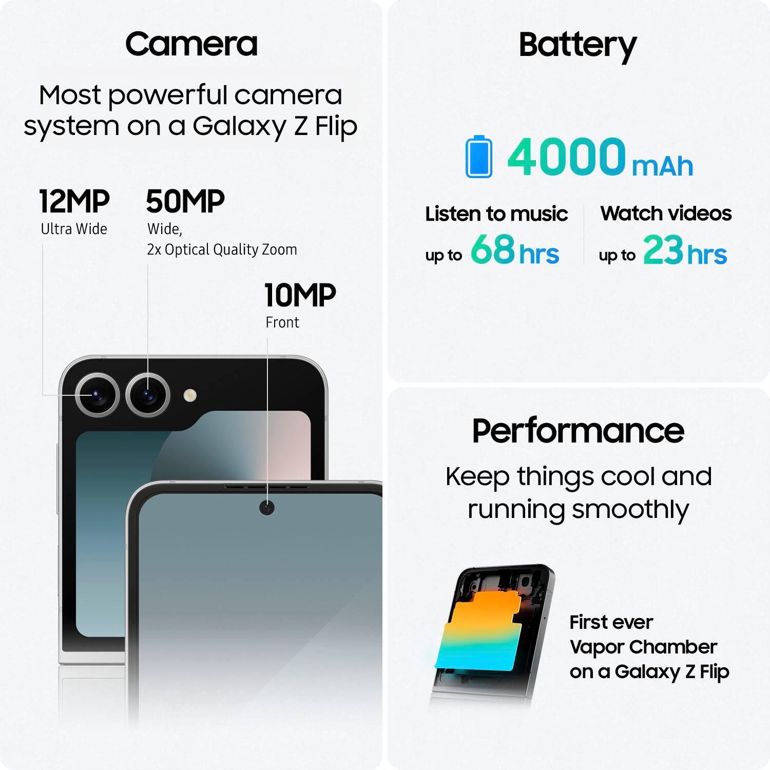 Alt View 12. Samsung - Galaxy Z Flip6 512GB (Unlocked) - Yellow.