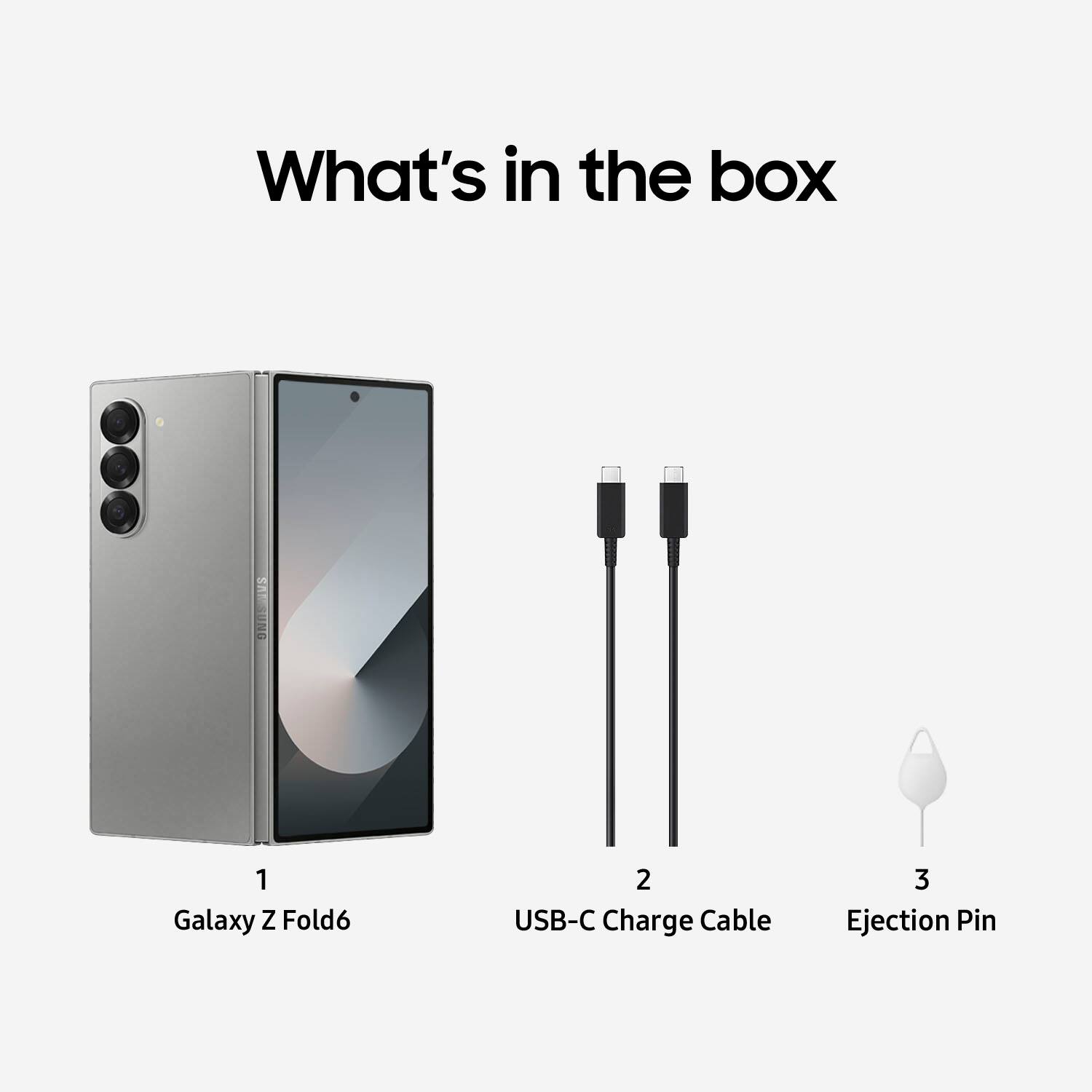 Alt View 18. Samsung - Galaxy Z Fold6 1TB (Unlocked) - Silver.