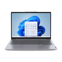 Lenovo - ThinkBook 14 G7 14" Laptop -AMD Ryzen 5 with 8GB Memory - 256GB SSD - Arctic Grey - Front_Zoom