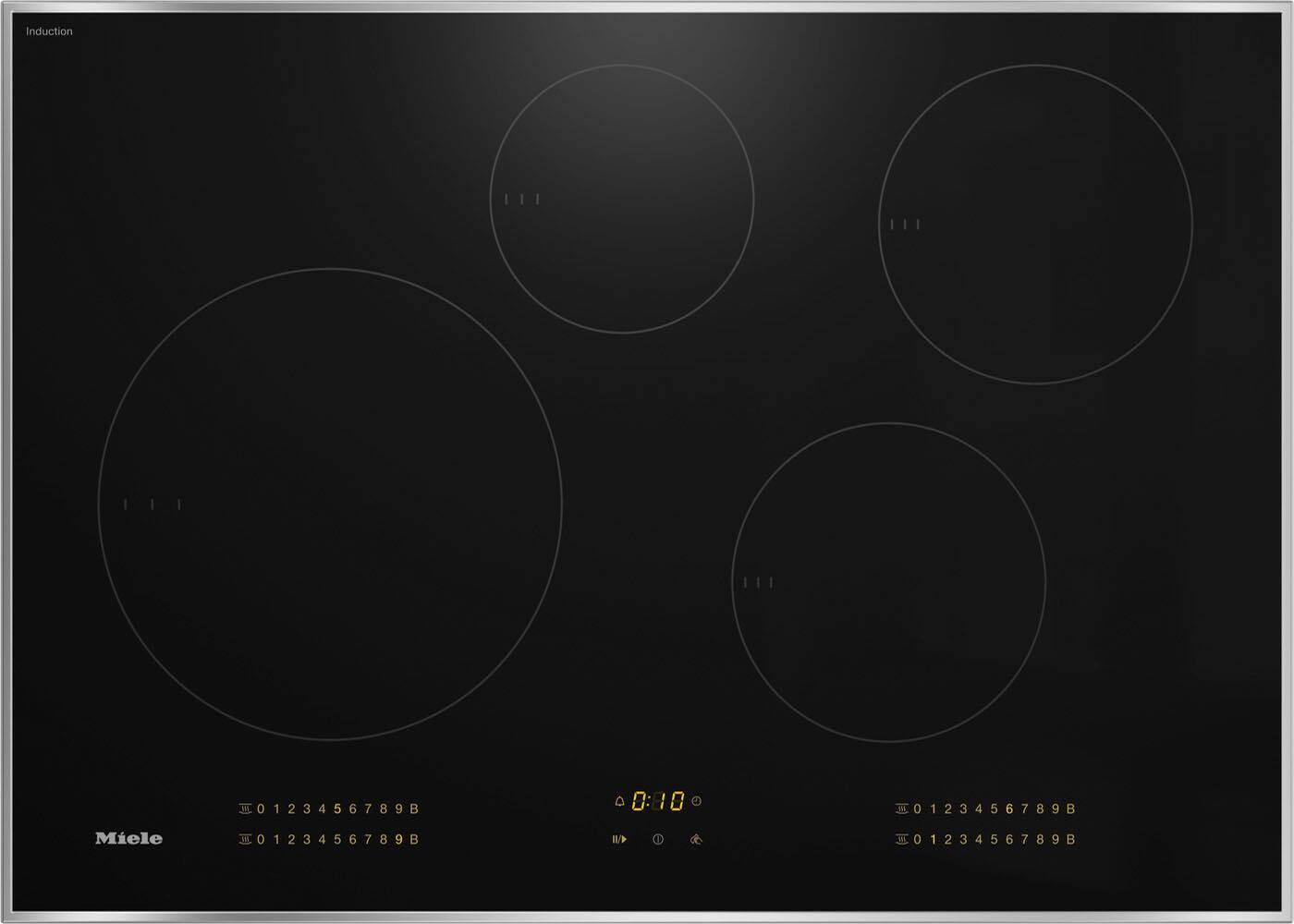 The largest text on the image reads "Miele." The cleaned-up text based on the image would be: "Induction 111 0123456789B 0 5 J 0123456789B Miele 0123456789B LP 1 D 0123456789B."