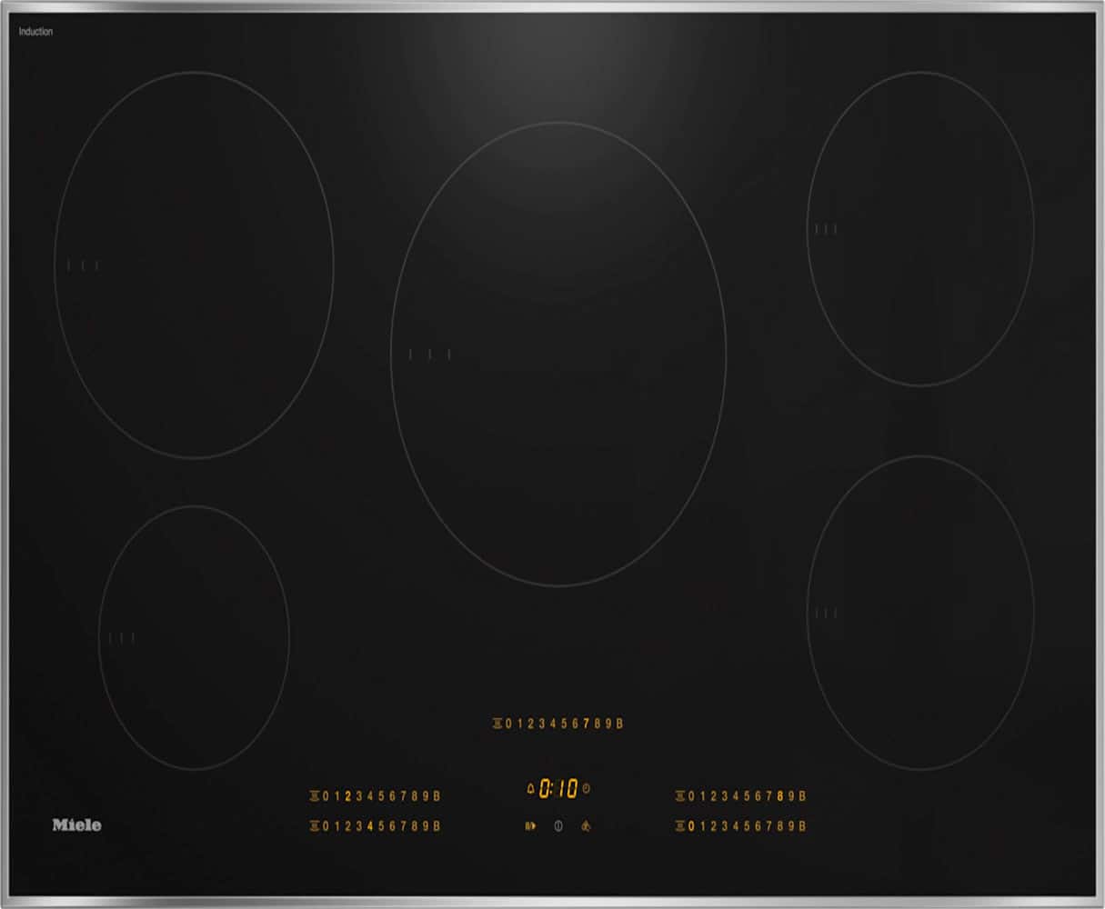 Miele - KM 7740 FR (Stainless steel) - Black - Front_Zoom