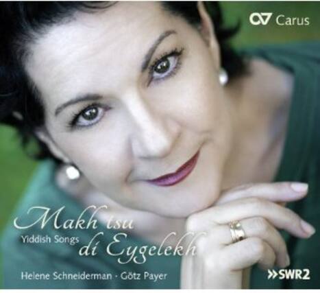 Carus
Makh Isu
Yiddish Songs
di Eygelekh
Helene Schneiderman • Götz Payer
SWR2