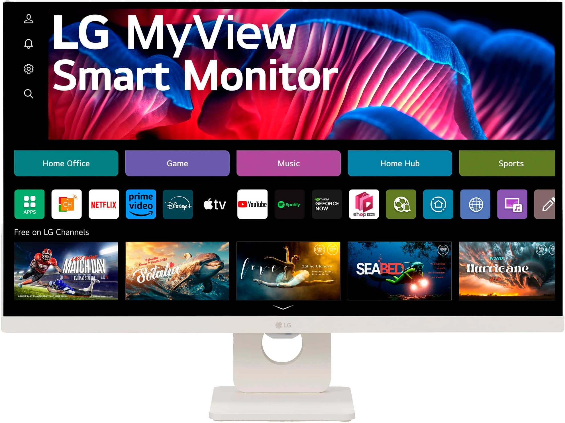 LG – My View 27″ IPS UHD 60Hz Smart Monitor (HDMI, USB-C) – White Sansujyuku sansujyuku.com