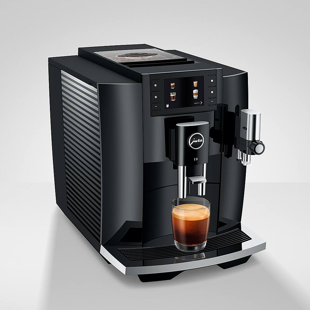 Alt View 12. Jura - E8 Automatic Espresso Machine - Black.