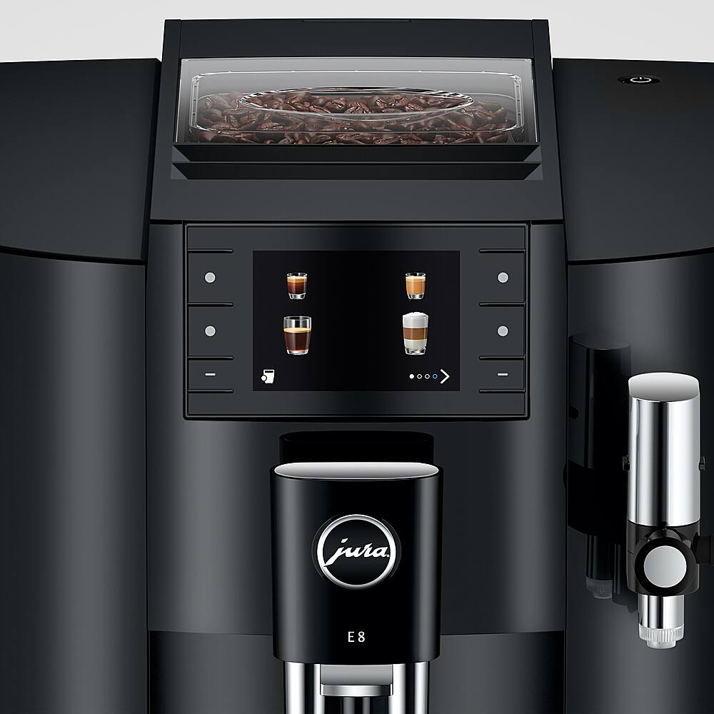 Alt View 17. Jura - E8 Automatic Espresso Machine - Black.
