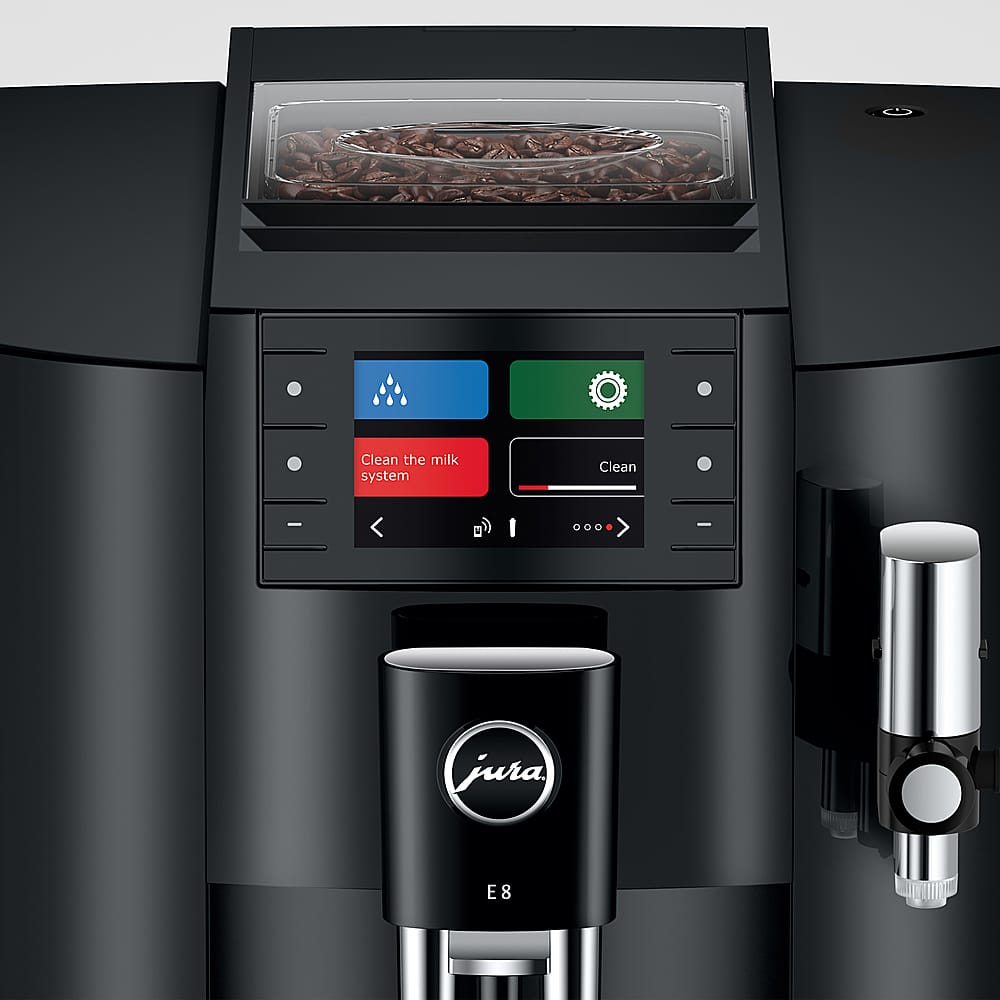 Clean the milk system Clean - I jura E8