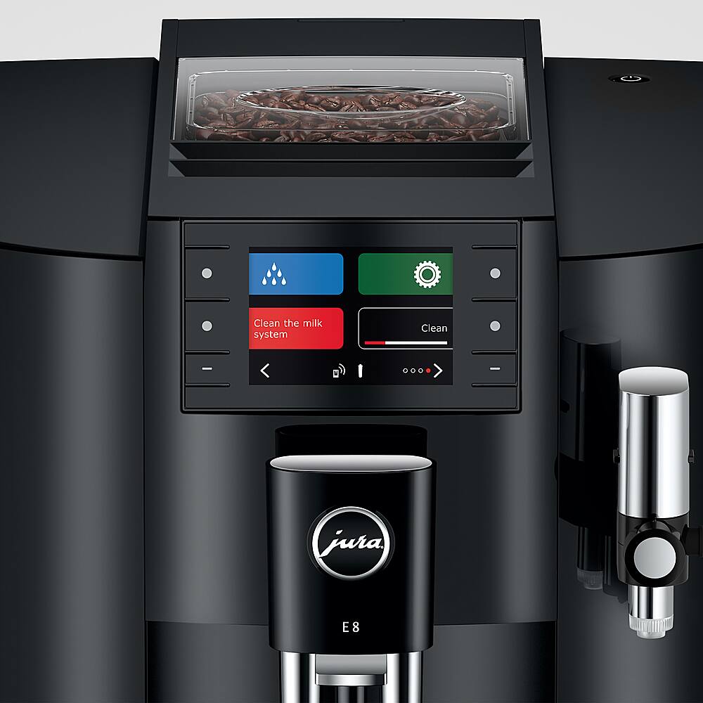 Clean the milk system Clean - I jura E8