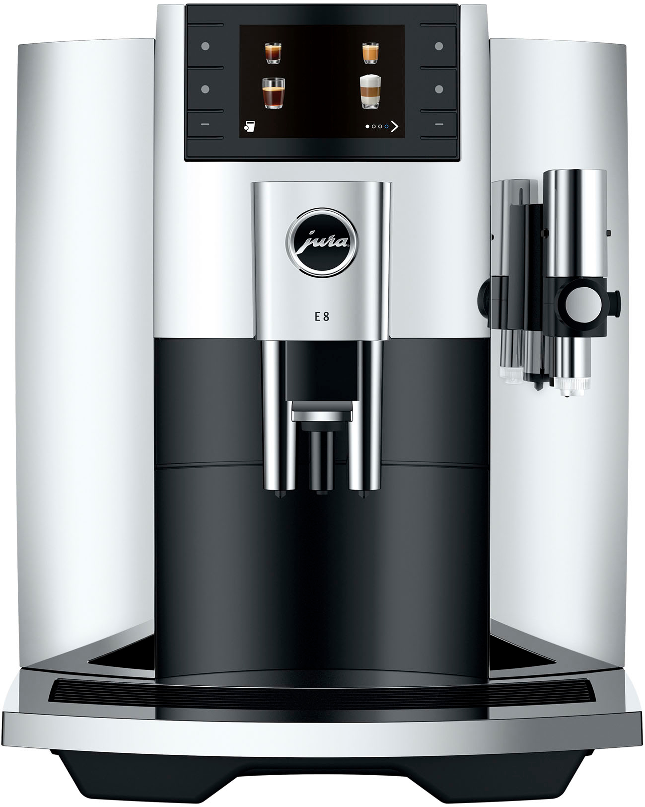 Jura - E8 Automatic Espresso Machine - Chrome