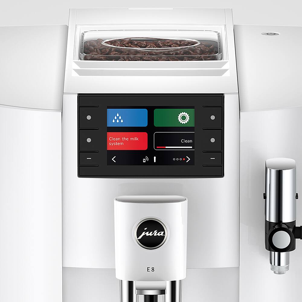Clean the milk system Clean - I jura E8 8