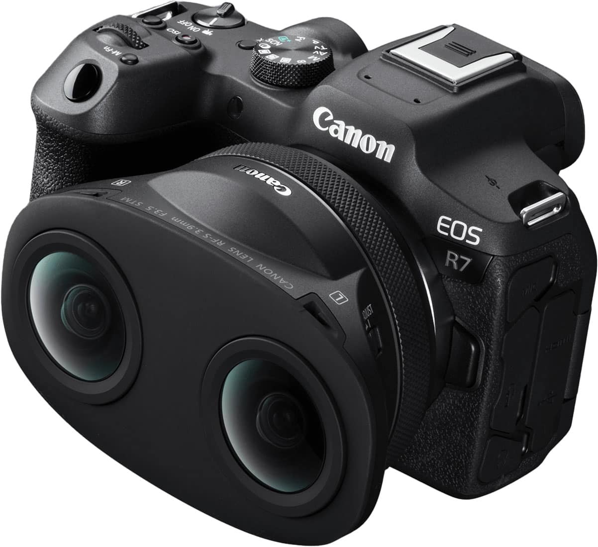 The text on the image reads "Canon EOS R7 CANON 1 a a5". This text is grouped and corrected as follows:
"Canon EOS R7 CANON 1 a a5"