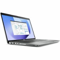 Dell - Precision 3000 14" Laptop - Intel Core Ultra 7 with 32GB Memory - 1 TB SSD - Gray - Angle_Zoom