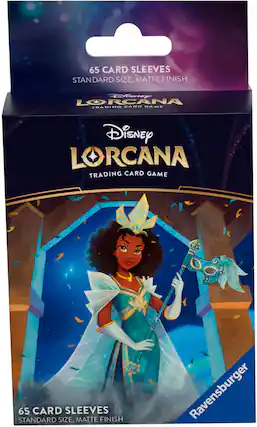 Disney Lorcana Trading Card Game: 65 Card Sleeves Standard Size, Matte Finish